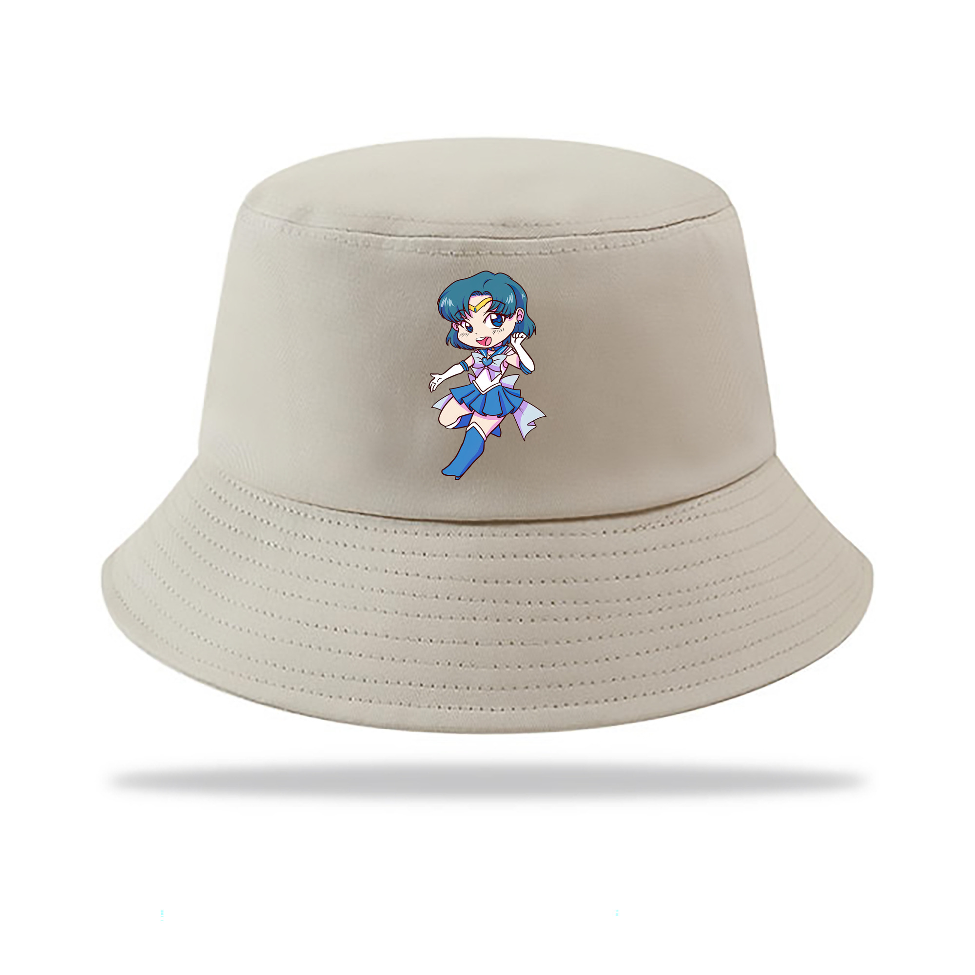 （画像用） 美少女戦士セーラームーン 水野 亜美 みずの あみ Sailor Moon Mizuno Ami アウトドア日除けバケットハット
